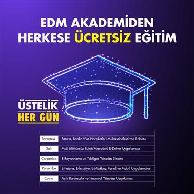 EDM Akademi´den Herkese Ücretsiz Eğitim!